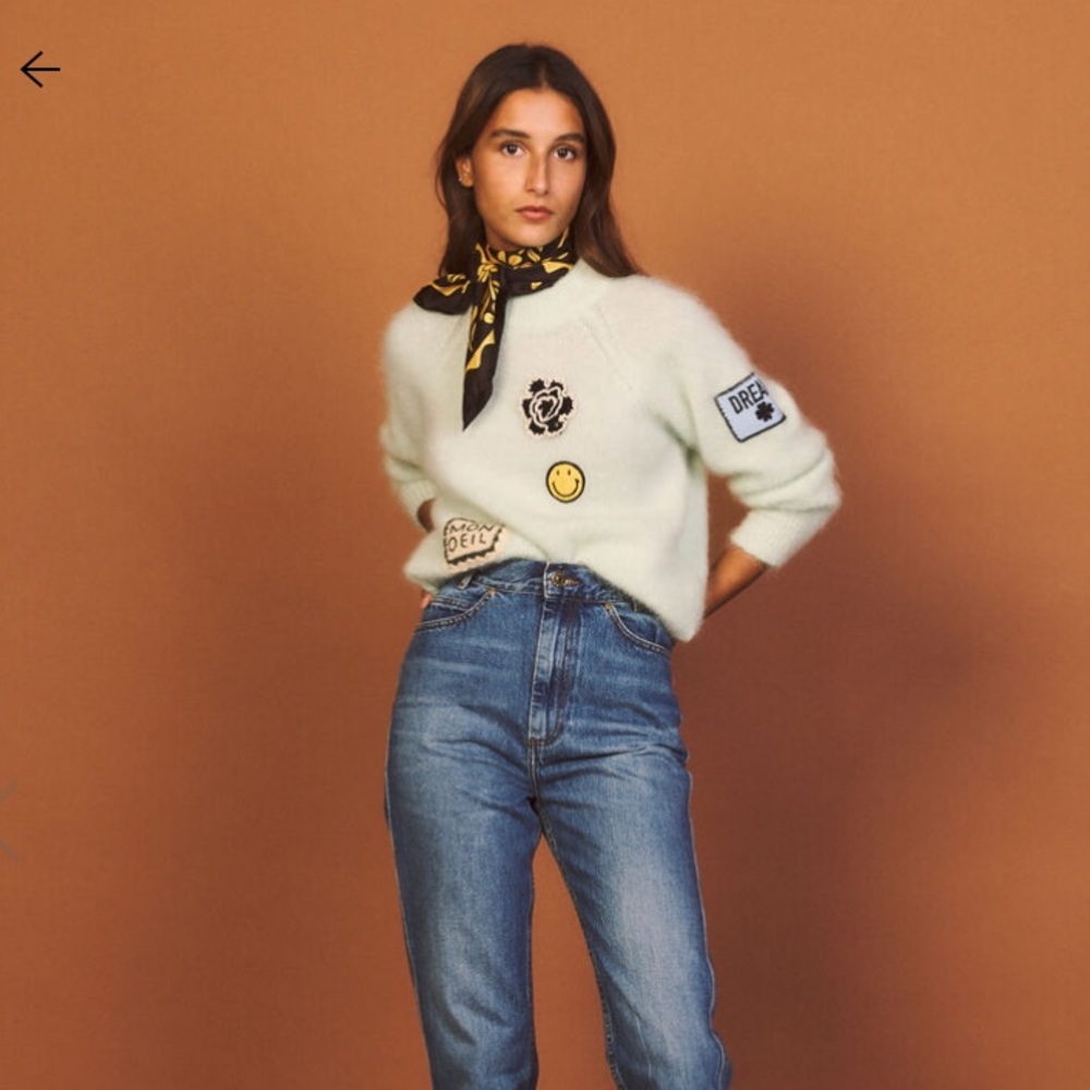 Sandro Sweater with Patches
